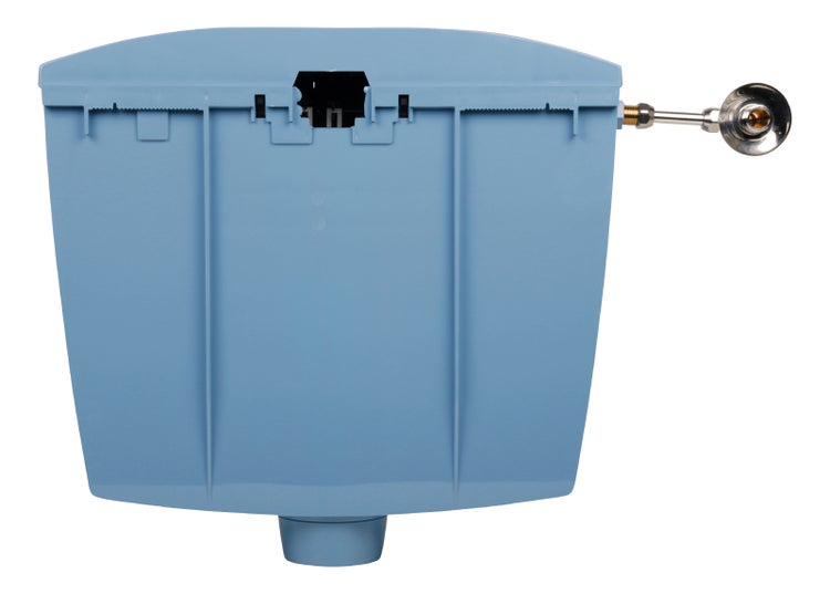 Sanitop-Wingenroth Spülkasten Karat Bermuda, Tiefspülkasten mit Zwei-Mengen-Technik,  3,5 oder 6 - 9 l, Geräuscharm und vollisoliert, Variabler Anschluss 3-seitig, Kunststoff, 210515