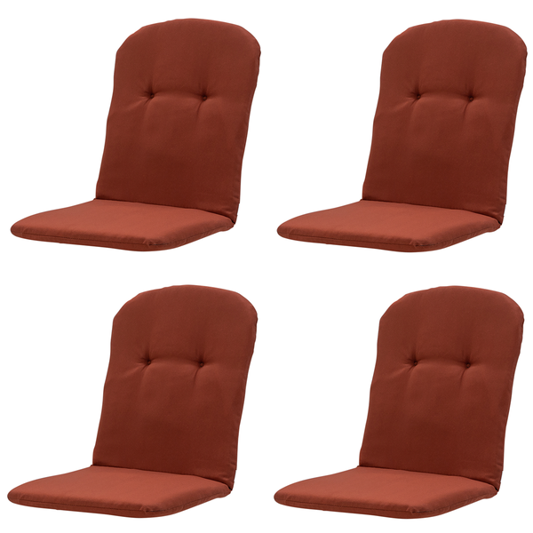 Stuhlauflage Stapelstuhl Panama terra - Ca. 96x45 cm - 4er-Set