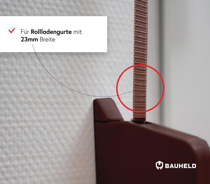 Geeignet für Rollladengurte mit 23 mm Breite