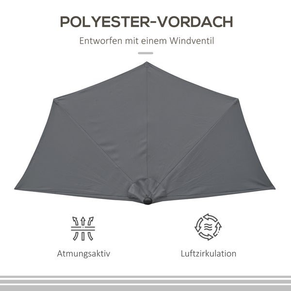 Werkbank mit Schublade, Regalböden und Schrankfach mit geöffneter Tür