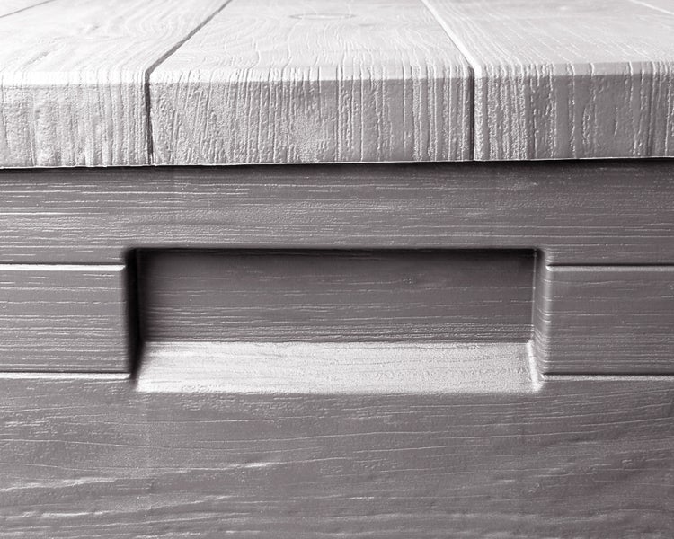 Ondis24 Kissenbox Madera Mini warmgrau, Aufbewahrungsbox, Box