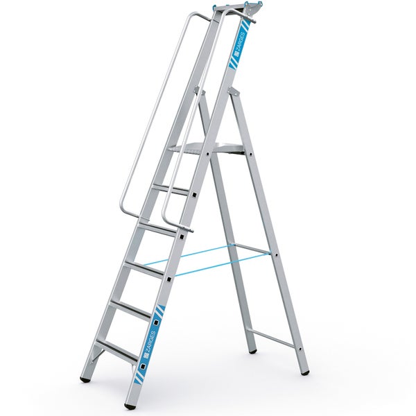 Aluminium Stufenleiter mit Handlauf