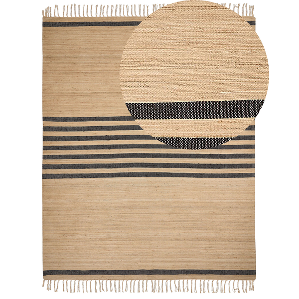 Teppich ERICEK 300 x 400 cm Jute Beige