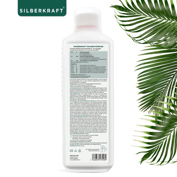 SILBERKRAFT Palmen Bio-Dünger – 1 Liter