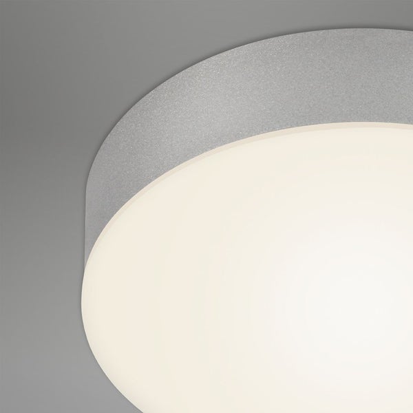 LED Aufbauleuchte Rahmenlos IP20 21W silber Metall-Kunststoff Ø 27,8 cm Briloner