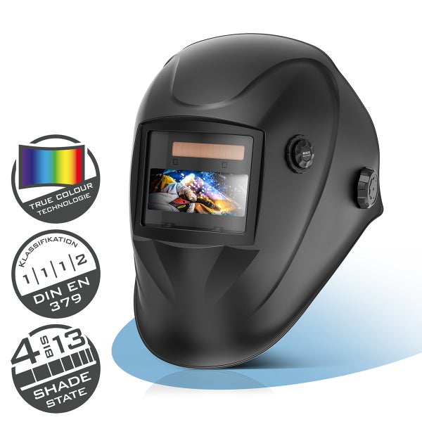 Automatische Schweißmaske mit variabler Schutzstufe
