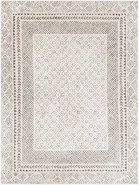 Skandinavischer Boho Teppich Grau/Beige 120x170 cm AMBRE