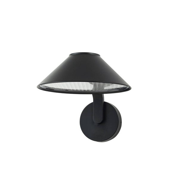 Lindby LED Wandleuchte außen Capelo (Modern) in Schwarz aus Aluminium (1 flammig, ) - Außenwandleuchten Wandlampe Led Außenlampe Outdoor für Außenwand/Hauswand Haus Terrasse &