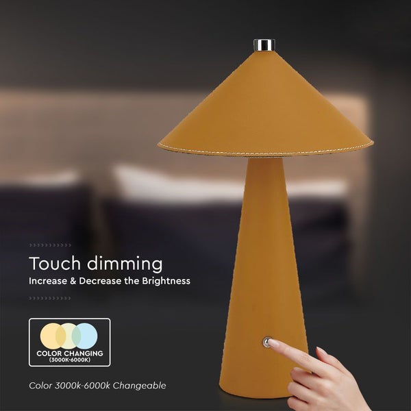 V-TAC VT-10117-Y - Designer Lamps - Wiederaufladbare Tischlampen - IP20 - Yellow - 3 Watt - 240