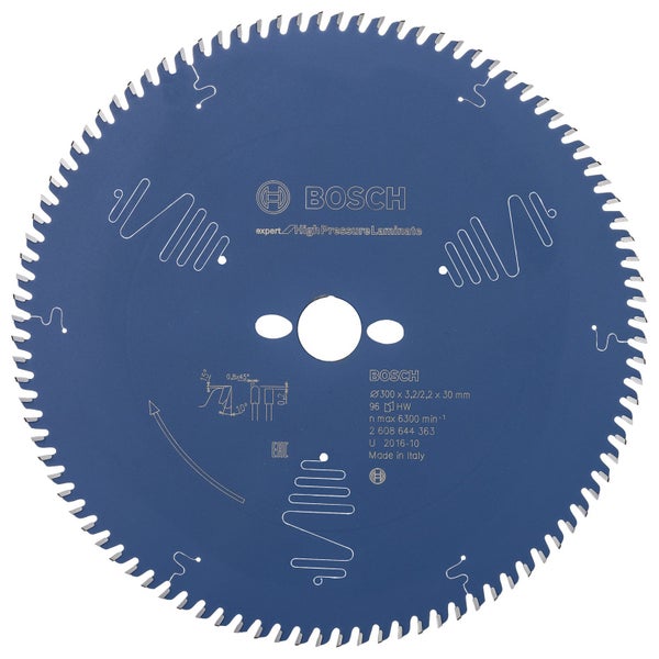 Bosch Kreissägeblatt für Hochdrucklaminat mit 300 Millimeter Durchmesser