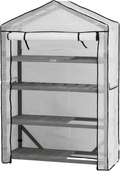 VegTrug® Gewächshaus - Grey Wash - 111x49x168 cm