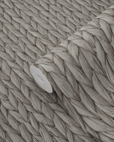 Tapetenrolle mit geflochtenem Muster