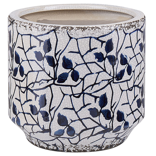 Blumenvase MYOS Steinzeug 15 cm Weiß
