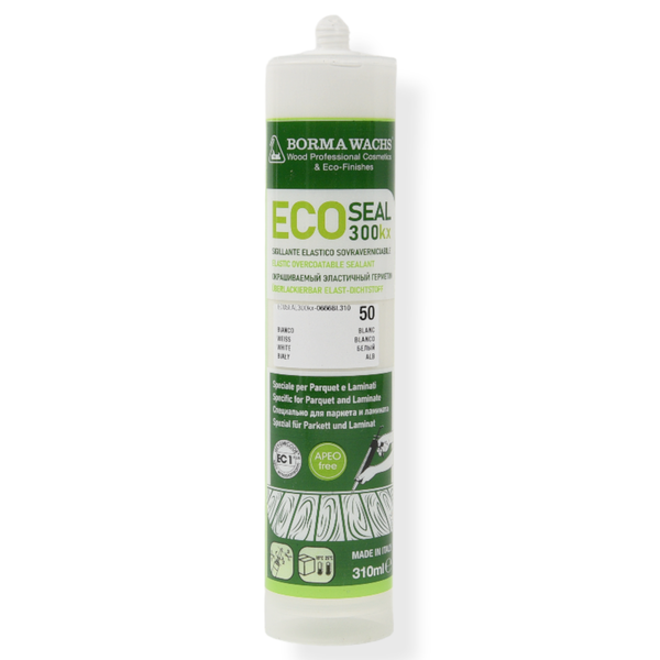 Borma Wachs Eco Seal 300KX elastischer Dichtstoff für Parkett und Laminat, 310ml
