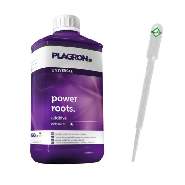 Plagron Power Roots 1 Liter – Mineralischer Wurzelstimulator für kräftiges Wurzelwachstum, vielseitig einsetzbar mit Pipette für Grow, Tomaten & Orchideen