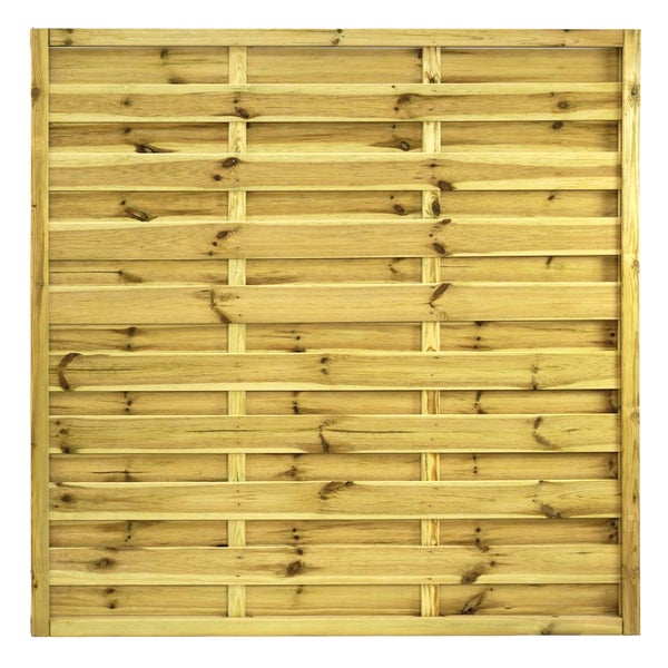 Holzzaun-Element mit Rahmen