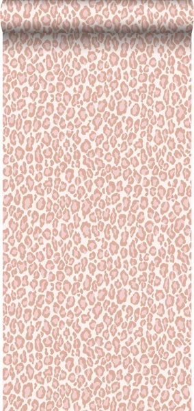 Walls4You Tapete Leopardenmuster Rosa - 53 cm x 10.05 m - 935282
