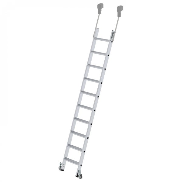 Aluminium-Dachleiter mit Rollen