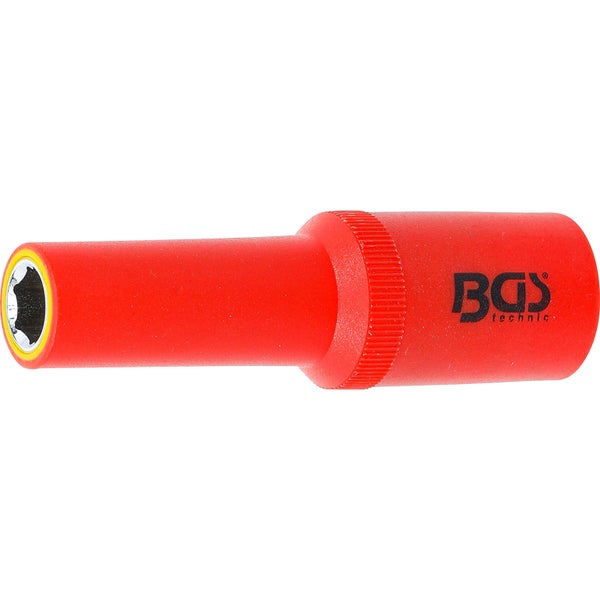 BGS VDE-Steckschlüssel-Einsatz Sechskant Antrieb Innenvierkant 12,5 mm (1/2) SW 10 mm - 72060