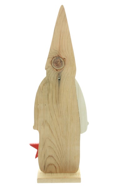 FRANK FLECHTWAREN | Figur Tomte, Höhe 43 cm, HOLZ, KUNSTSTOFF