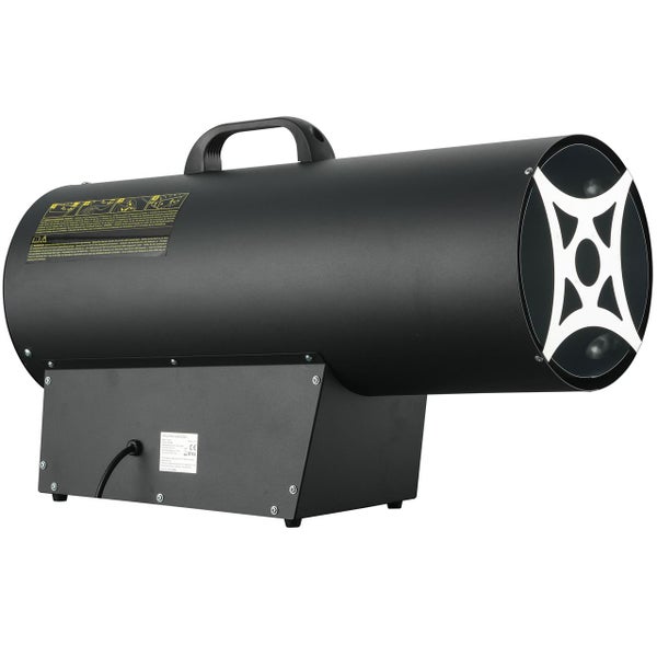 Schwarze Konfettikanone mit Griff zur einfachen Handhabung