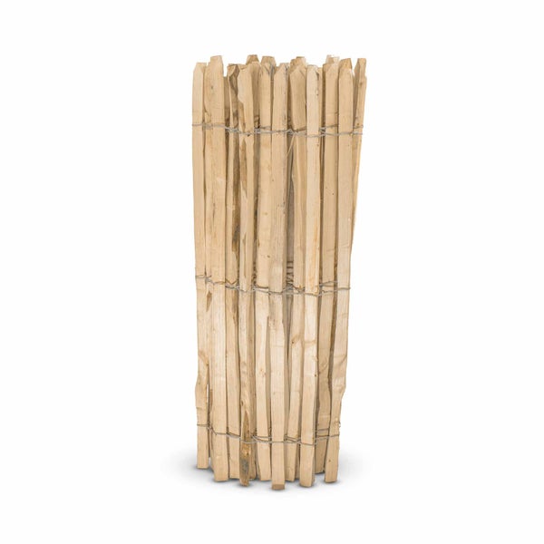 Englischer Staketenzaun Kastanie - Länge 5 Meter, Höhe 122 cm, Lattenabstand 4-6 cm