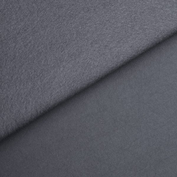 Beautissu Amelie TO Vorhang mit Öse 140x245cm Anthrazit (2tlg)