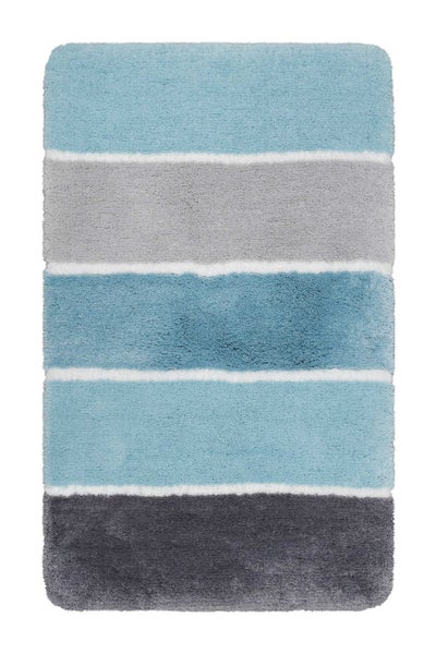 Badteppich Türkis Grau Rio Marina Homie Living 70x120 cm