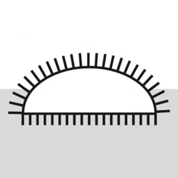Symbol für Rundzahnung