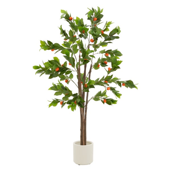 Kunstbaum mit Früchten im Topf