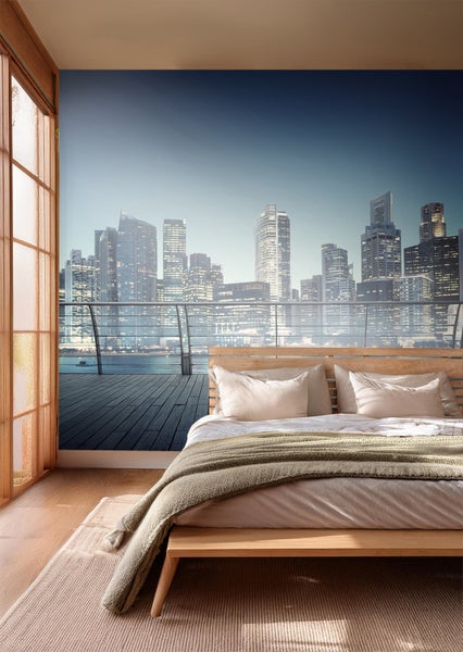 Illustration einer Tapetenbahn mit einer Breite von 75 Zentimetern