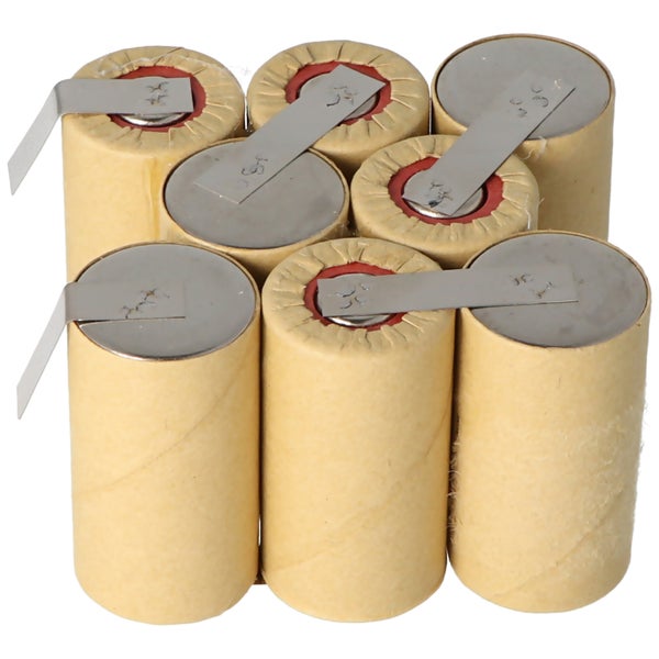 AkkuPack zum Selbsteinbau für den Würth Master SD 9.6 Akku 0700 980 213 NiMH 2,0Ah, Maße 78x62x43mm