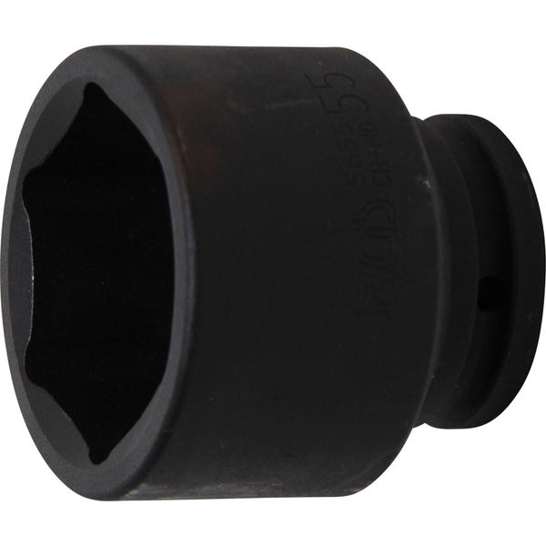 BGS Kraft-Steckschlüssel-Einsatz Sechskant Antrieb Innenvierkant 20 mm (3/4) SW 55 mm - 5655