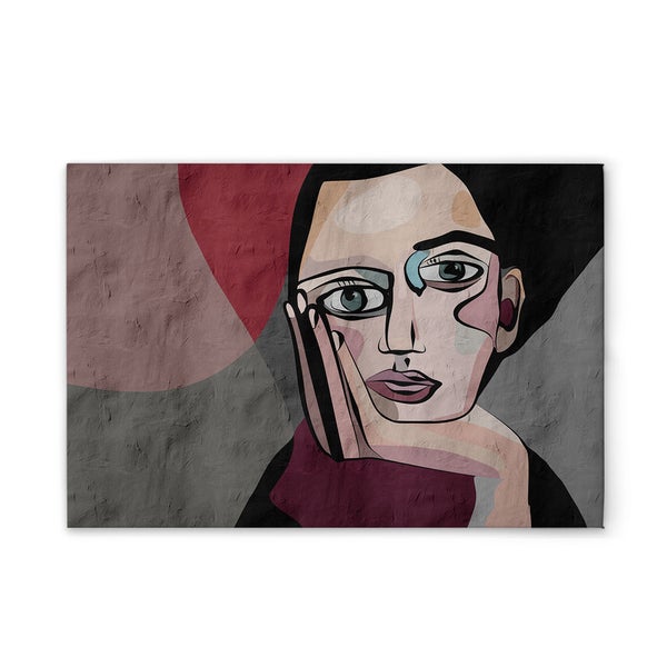 Gemälde mit abstrakter Darstellung einer Frau