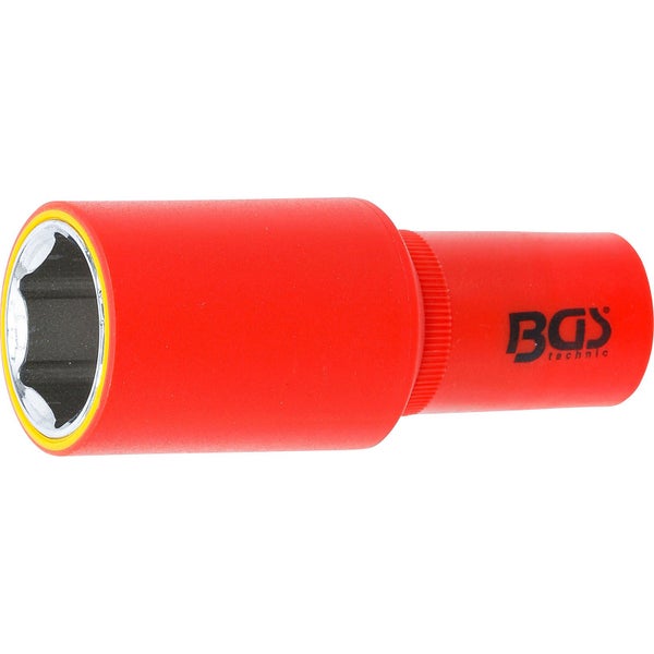 BGS VDE-Steckschlüssel-Einsatz Sechskant Antrieb Innenvierkant 12,5 mm (1/2) SW 24 mm - 72074