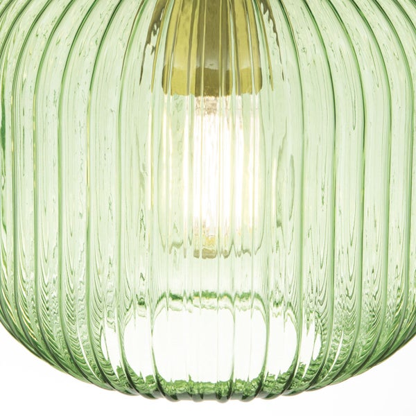 Ersatzglas Ø 200 mm Grün Lampenschirm Glasschirm für Fassung E27