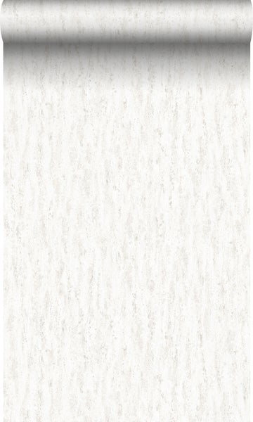 Origin Wallcoverings Tapete Stein-Optik Crême-Weiß - 53 cm x 10,05 m - 347584