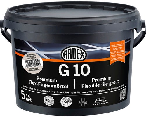 PREMIUM Flex-Fugenmörtel,silbergrau ARDEX G10, 5 kg