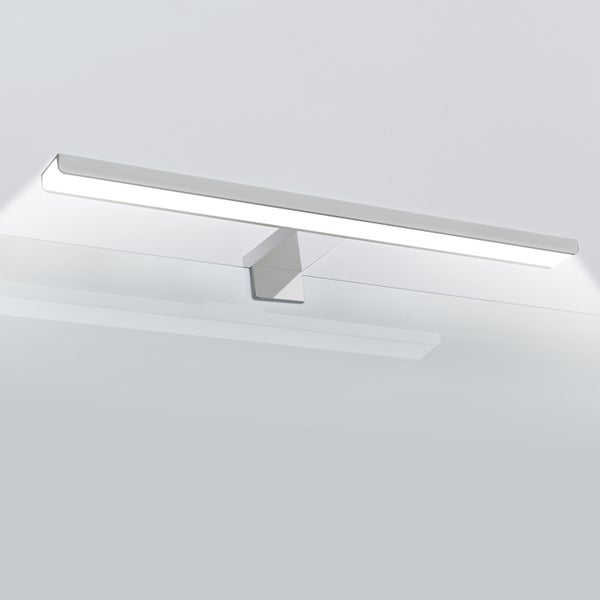 EMKE Spiegelleuchte LED Spiegelleuchte 40cm Spiegellampen für Badezimmer IP44 Schrankleuchte, Chrom, Neutral Licht 4200K
