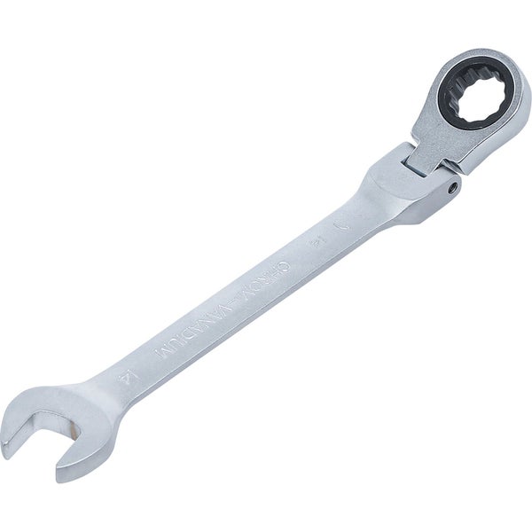 BGS Ratschenring-Maulschlüssel abwinkelbar SW 14 mm - 6714