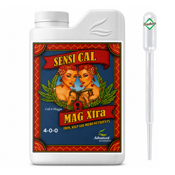 Advanced Nutrients Sensi Cal Mag Xtra Pflanzendünger in Flasche mit Pipette