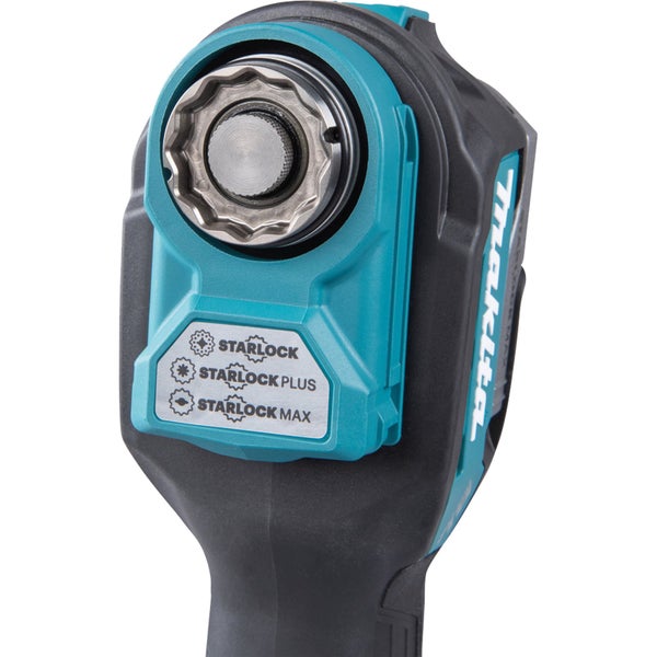 Makita Werkzeugkopf mit Starlock, Starlock Plus und Starlock Max Aufnahme
