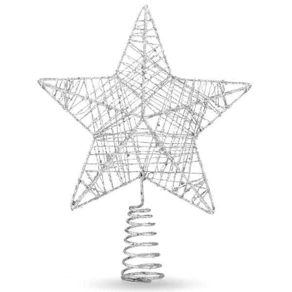 Weihnachtsbaumspitze Stern aus Draht