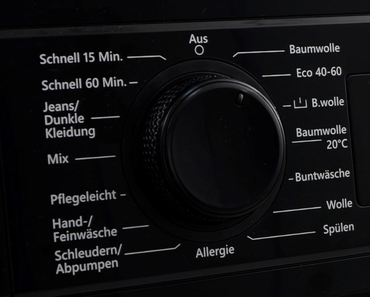 Telefunken Waschmaschine 5kg 1000 U/Min. Frontlader Schontrommel Überlaufschutz 15 Programme W-01-52-B schwarz