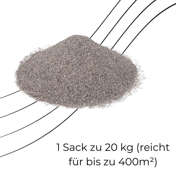 Rasenkalk 20 Kg 400m² Garten Kalk für Rasen Kalkgestein Düngekalk Dünger Rasendünger Aktivator Moosvernichter für Rasen