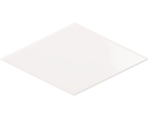 Wandfliese Bondi Diamond white glänzend 10x20cm