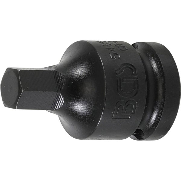 BGS Kraft-Bit-Einsatz Antrieb Innenvierkant 12,5 mm (1/2) Innensechskant 10 mm - 5485-10
