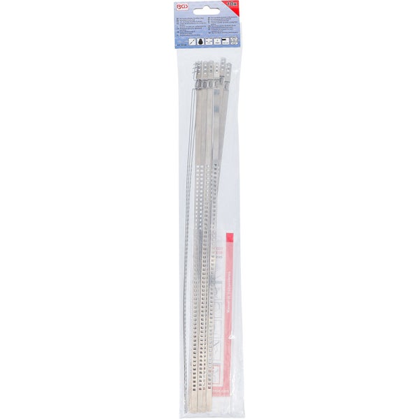 BGS Achsmanschetten-Schellen-Satz Edelstahl rostfrei 7 mm 50 - 120 mm 10tlg. - 70328