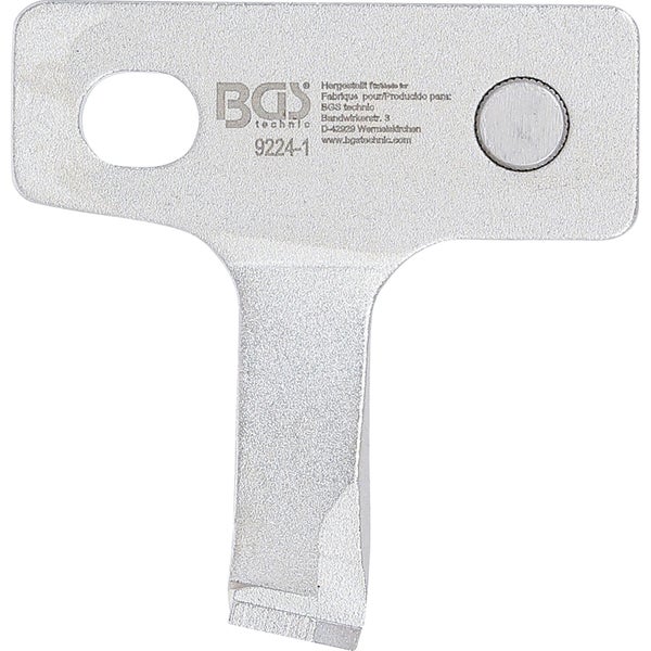 Ersatz-Bit für Bremskolben-Rückstellsatz aus Metall mit BGS technic Logo.