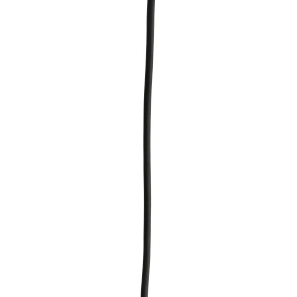 Schwarzes Kabel, einzelner Draht